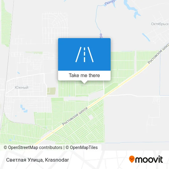 Светлая Улица map