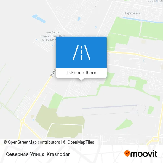 Северная Улица map