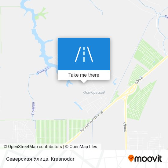 Северская Улица map