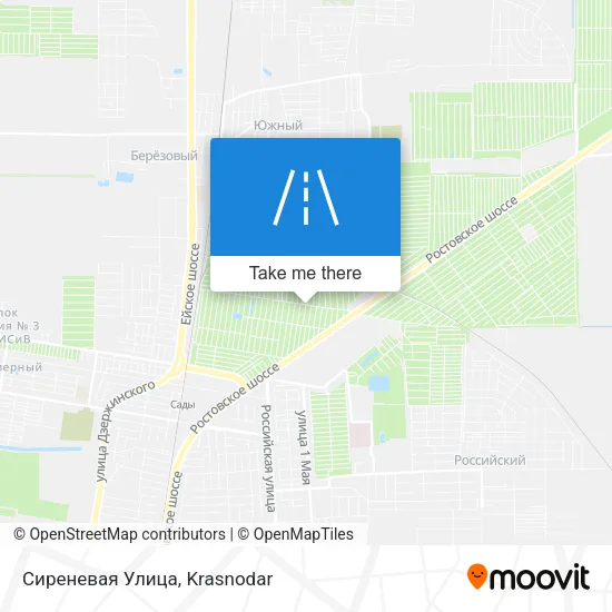Сиреневая Улица map