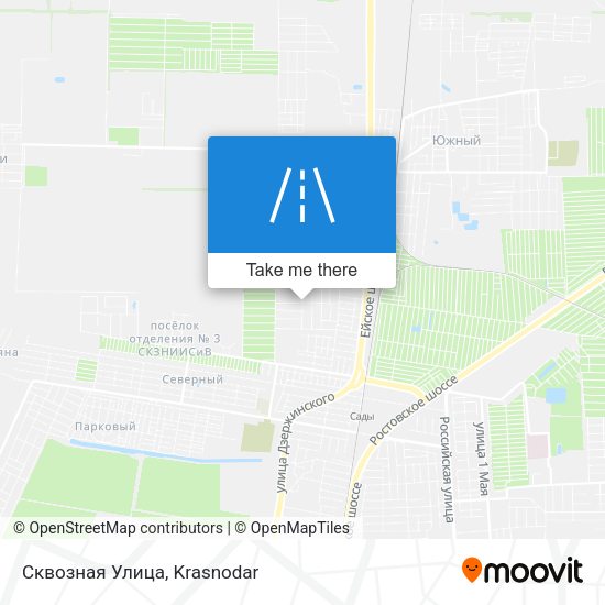 Сквозная Улица map