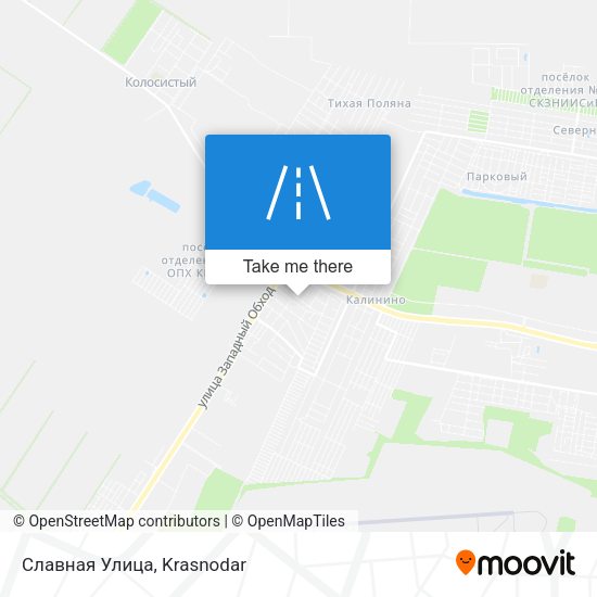 Славная Улица map
