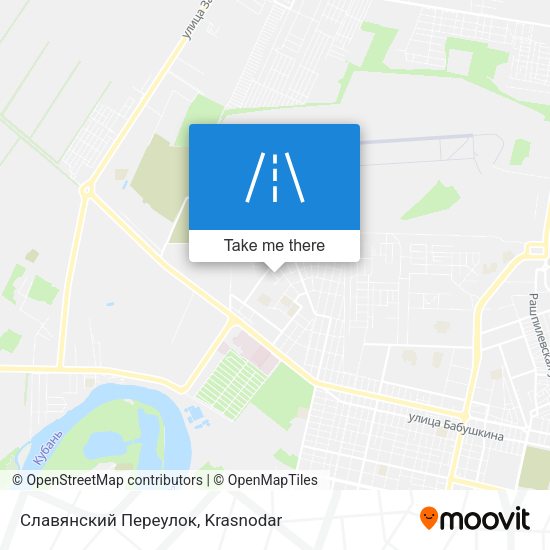 Славянский Переулок map