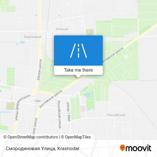 Смородиновая Улица map