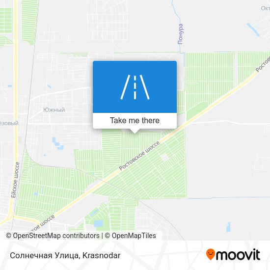 Солнечная Улица map