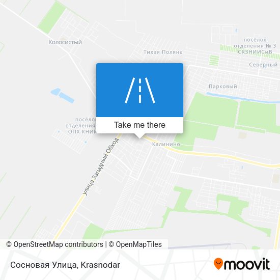 Сосновая Улица map