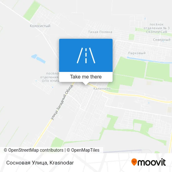 Сосновая Улица map