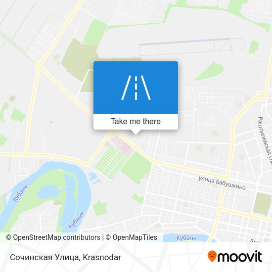 Сочинская Улица map