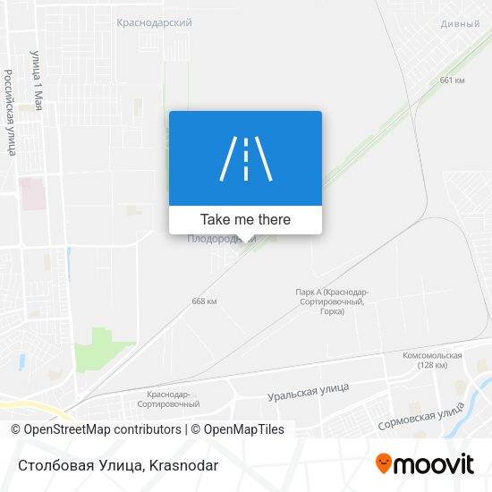 Столбовая Улица map