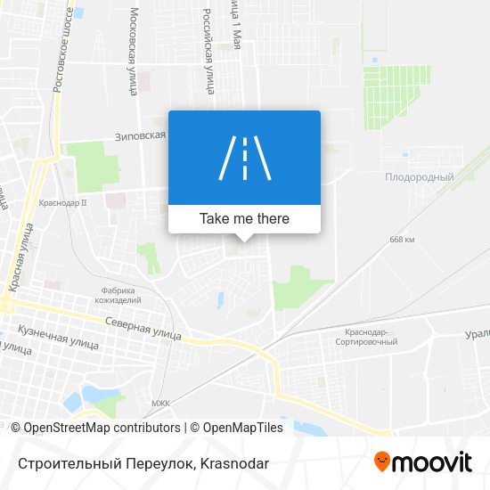 Строительный Переулок map