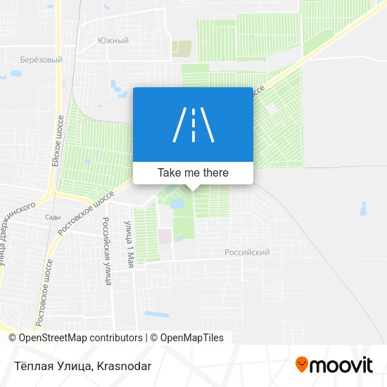 Тёплая Улица map