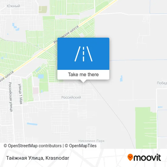 Таёжная Улица map