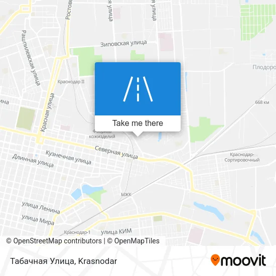 Табачная Улица map
