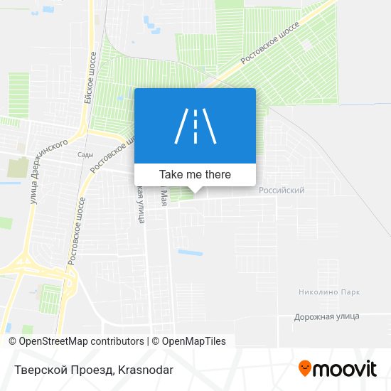 Тверской Проезд map