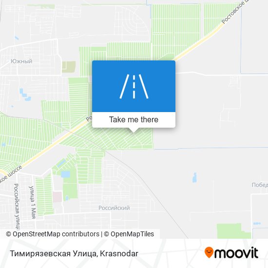 Тимирязевская Улица map