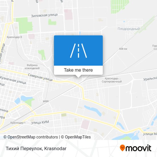 Тихий Переулок map