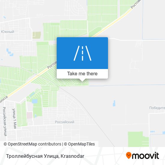 Троллейбусная Улица map