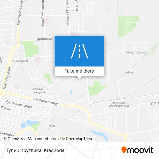 Тупик Круглика map