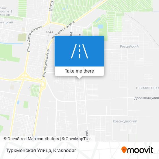 Туркменская Улица map
