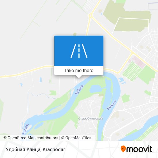 Удобная Улица map