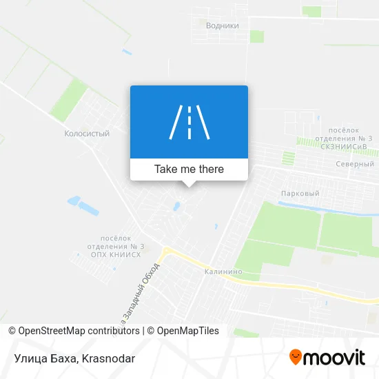 Улица Баха map