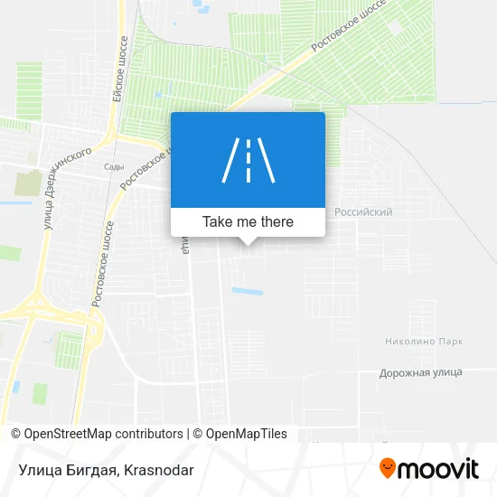 Улица Бигдая map