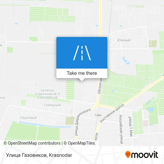 Улица Газовиков map
