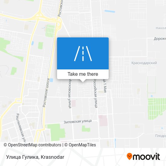 Улица Гулика map