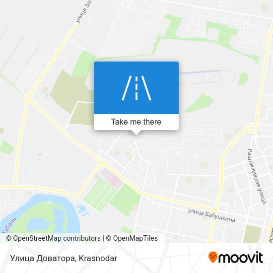 Улица Доватора map