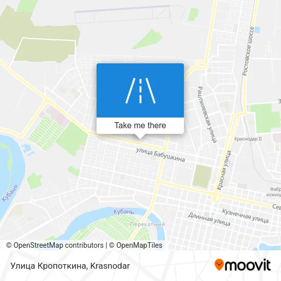 Улица Кропоткина map