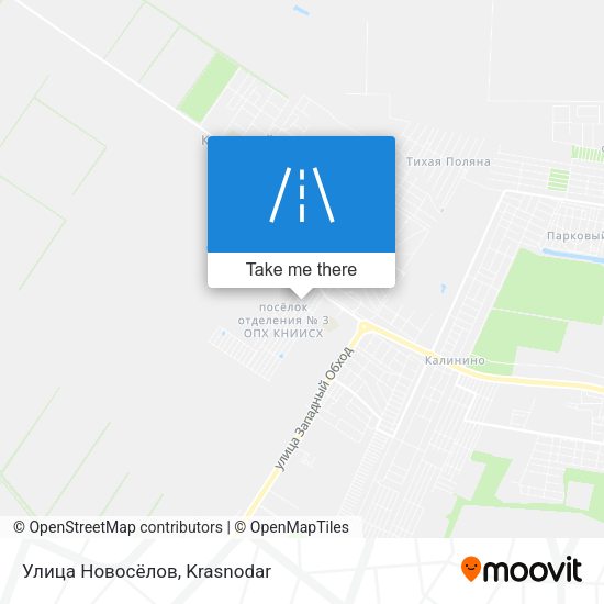 Улица Новосёлов map