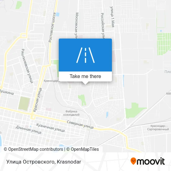 Улица Островского map