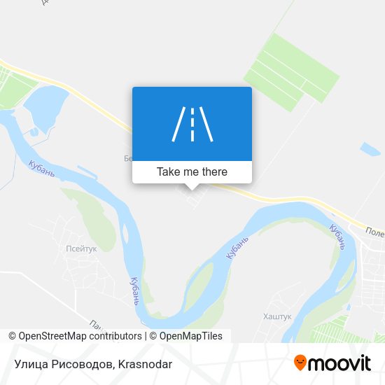 Улица Рисоводов map