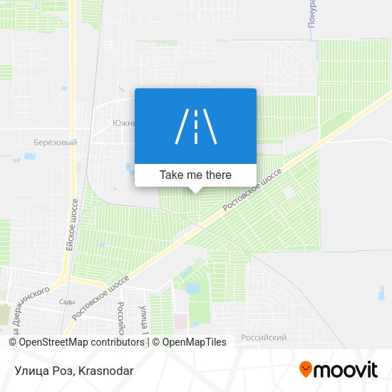 Улица Роз map