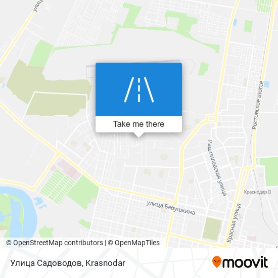 Улица Садоводов map