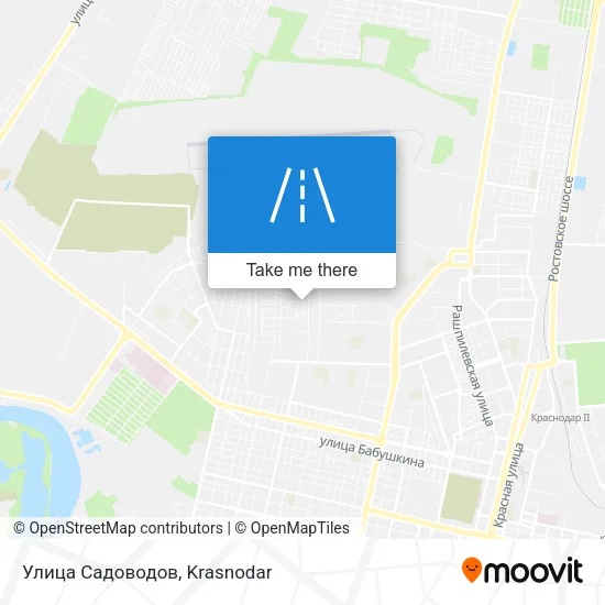 Улица Садоводов map