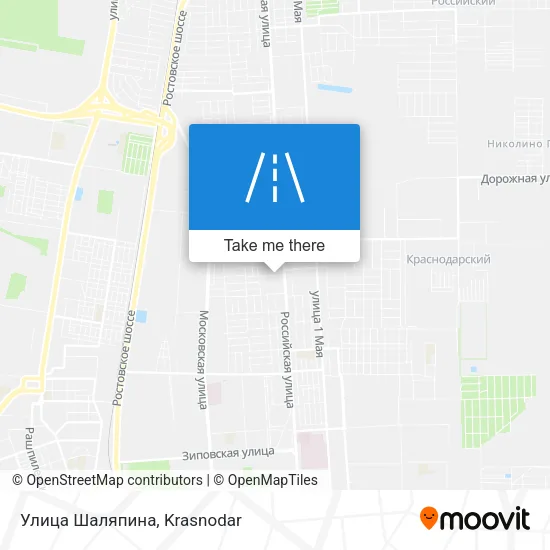 Улица Шаляпина map