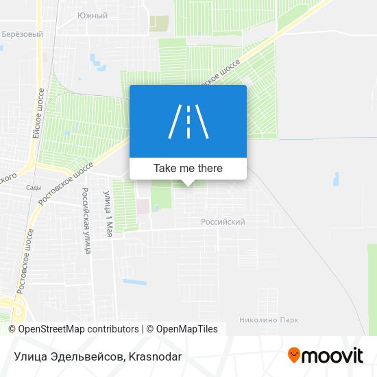 Улица Эдельвейсов map