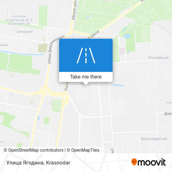 Улица Ягодина map