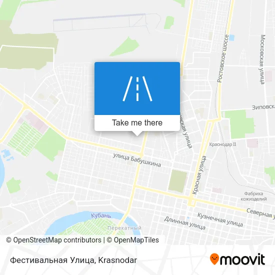 Фестивальная Улица map
