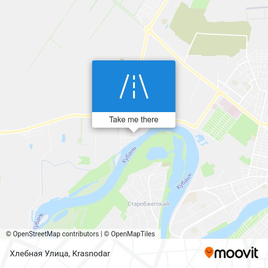 Хлебная Улица map