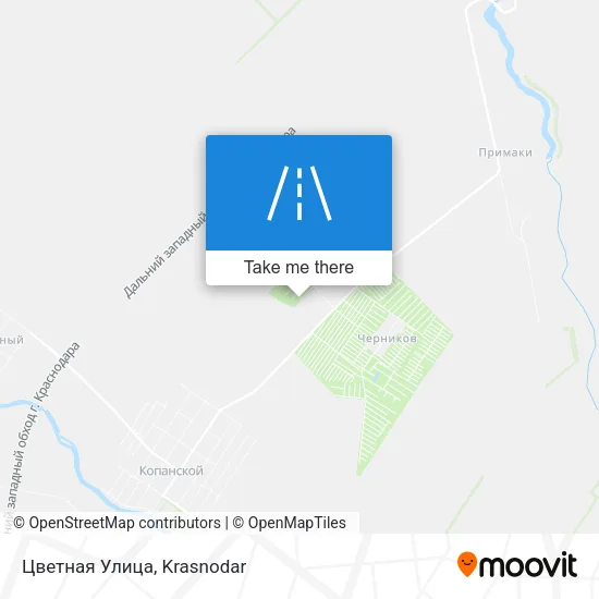 Цветная Улица map