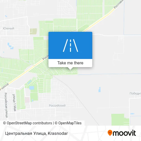 Центральная Улица map