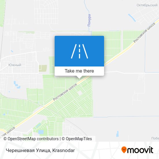 Черешневая Улица map