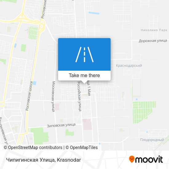 Чипигинская Улица map