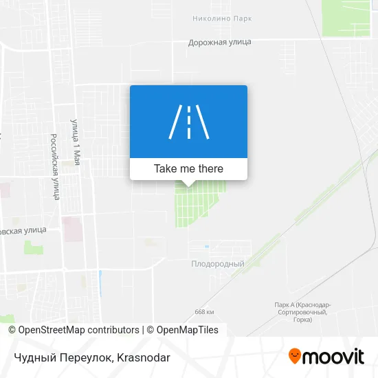 Чудный Переулок map