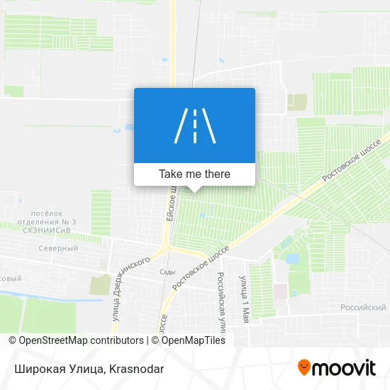 Широкая Улица map