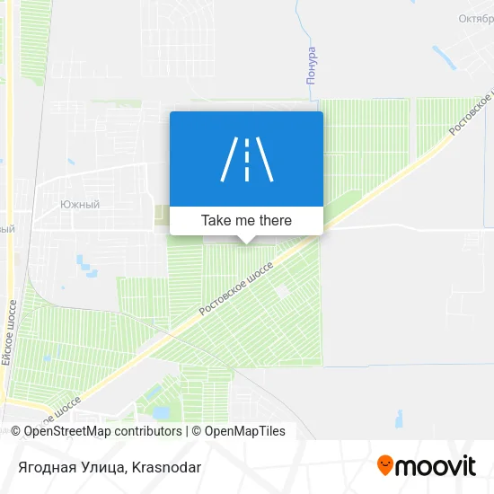 Ягодная Улица map