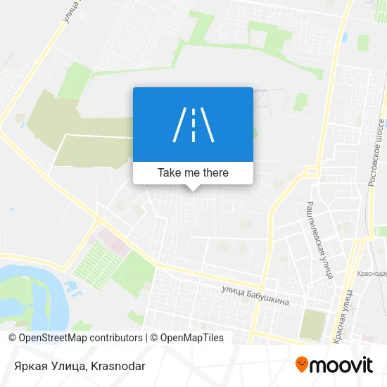 Яркая Улица map