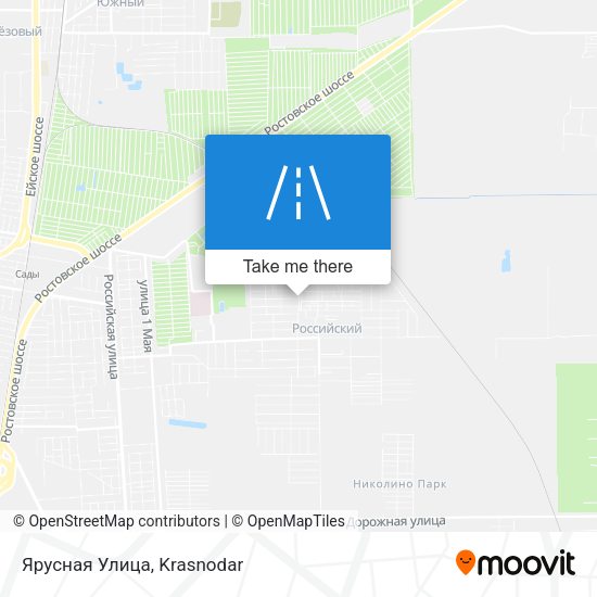 Ярусная Улица map